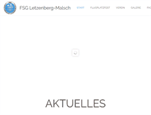 Tablet Screenshot of fsg-letzenberg-malsch.de